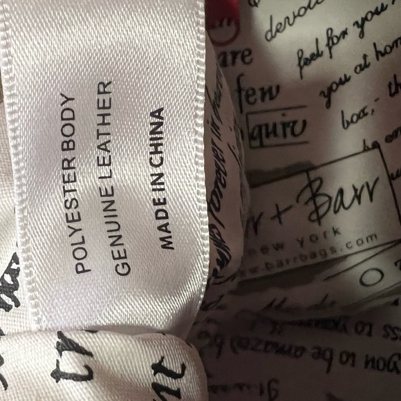 Barr + Barr XL Red Tote - Picture 6 of 6